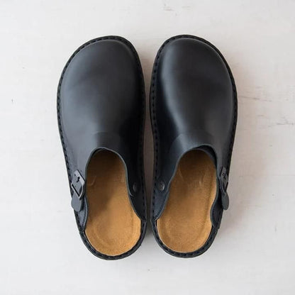 Slipper - Leder - Orthopädische Schuhe - Pantoletten - Herrenschuhe-Chaps Herrenmode