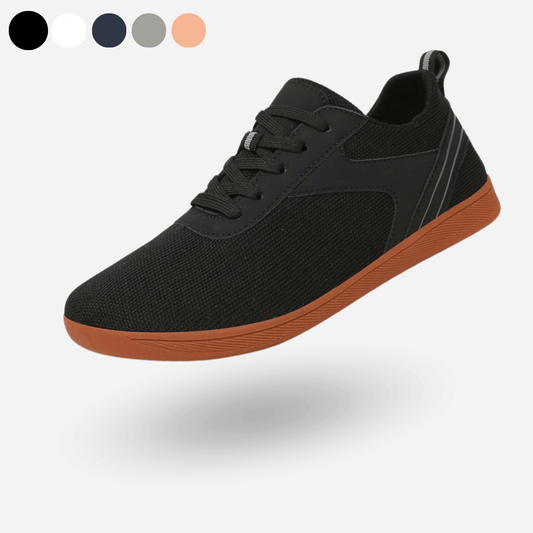 Sneaker – Bequeme, atmungsaktive Schnürschuhe für Herren zum Spazierengehen-Schwarz-36-Chaps Herrenmode