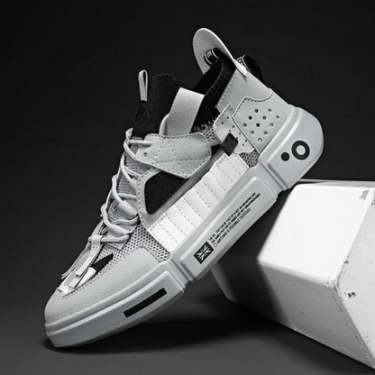 Sneakers – Sportlich – Bequem – Slip-On-Sneaker – Herrenschuhe-Grau-35-Chaps Herrenmode