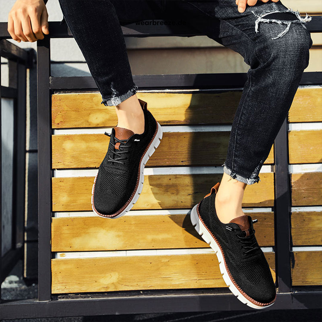 Sneakers zum Hineinschlüpfen – bequem – nahtlos – Sneakers aus Mesh – Herrenschuhe-Chaps Herrenmode