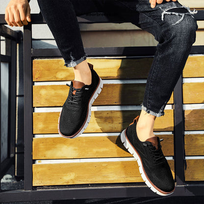 Sneakers zum Hineinschlüpfen – bequem – nahtlos – Sneakers aus Mesh – Herrenschuhe-Chaps Herrenmode