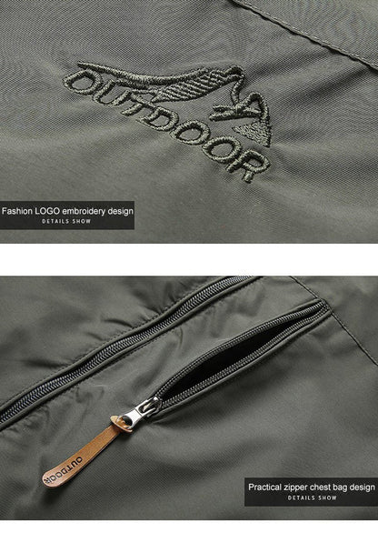 Softshell Jacke - Herren Kapuzenjacke Wasserdicht Outdoor Winddicht Jacke-Chaps Herrenmode
