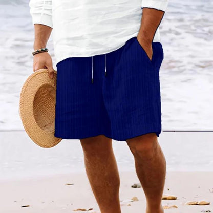 Sommer Shorts | Loose Fit | Lightweight | Casual Shorts | Herren Shorts-Dunkelblau-XS-Chaps Herrenmode