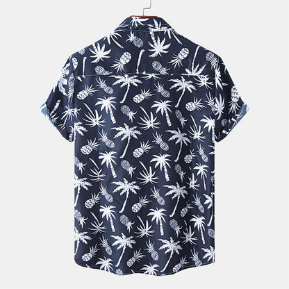 Sommerhemd – leichtes, kurzärmeliges Herrenhemd mit Knopfleiste-Chaps Herrenmode