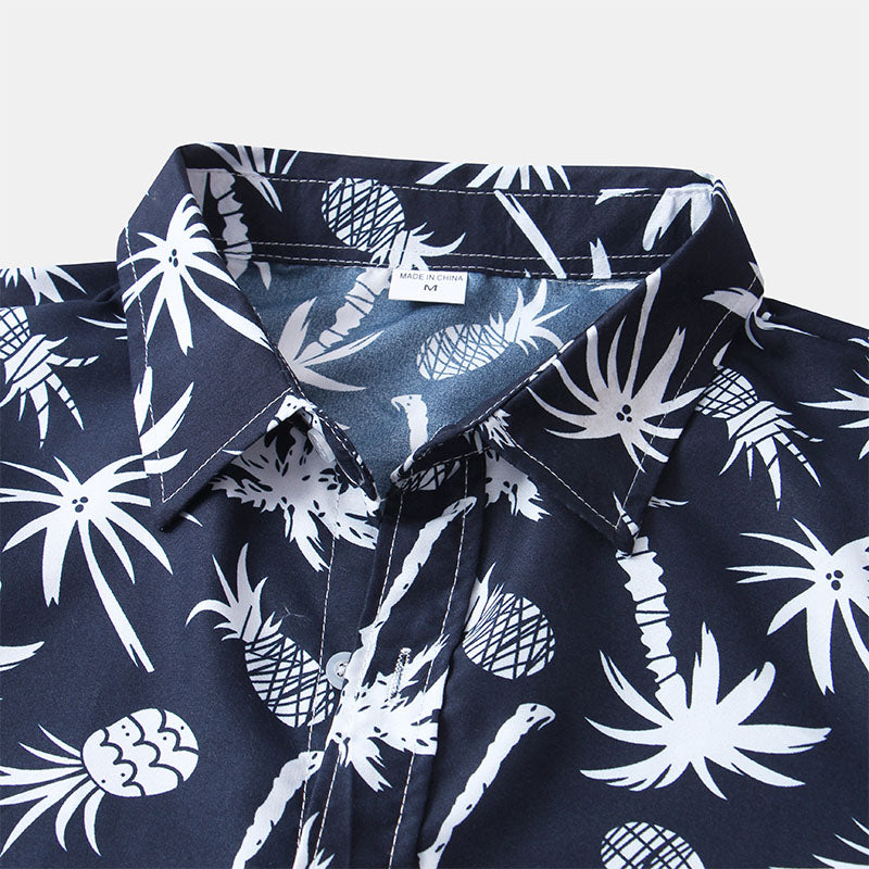 Sommerhemd – leichtes, kurzärmeliges Herrenhemd mit Knopfleiste-Chaps Herrenmode