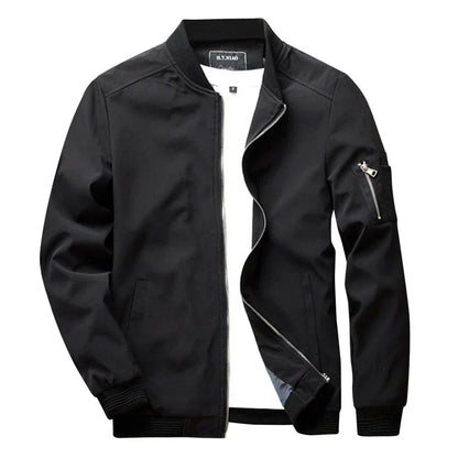 Sommerjacke | Reißverschluss | Dünn | Bomberjacke | Herrenjacke-Chaps Herrenmode