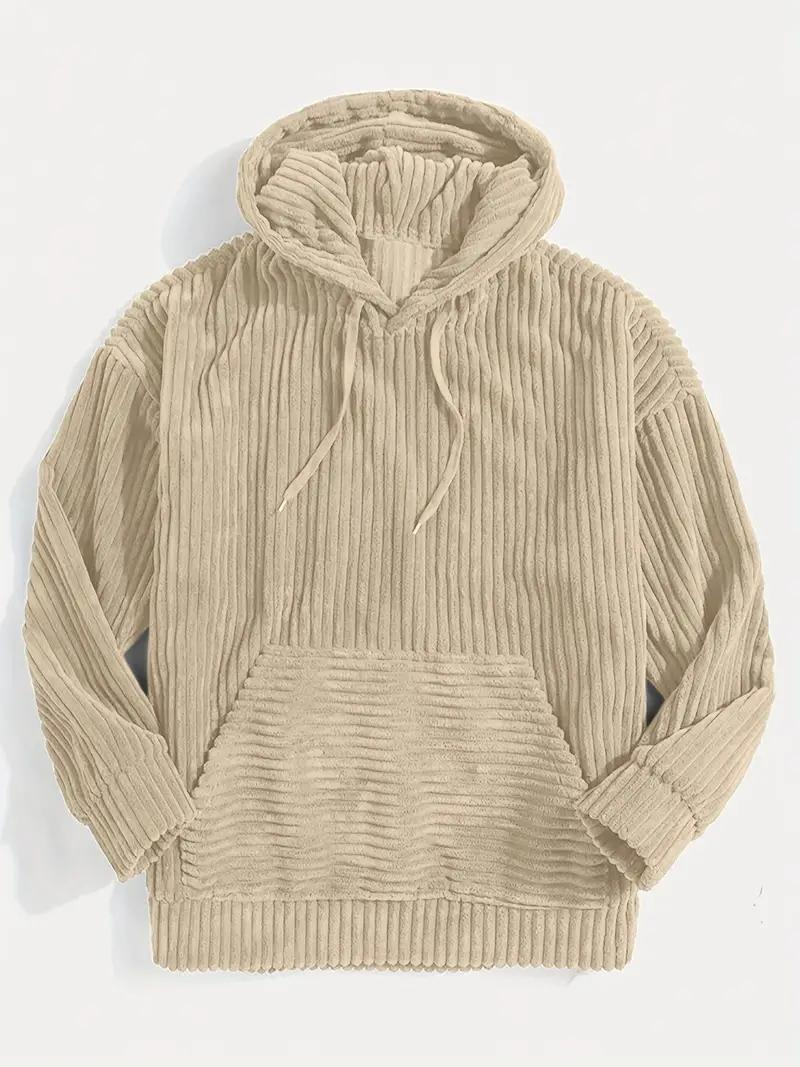 Spencer Hoodie | Herren Plus Size Fleece Pullover Hoodie-Aprikose-XL-Chaps Herrenmode