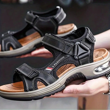 Sport Sandalen | Ergonomisch | Fußgewölbeunterstützung | Orthopädische Sandalen | Herrenschuhe-Schwarz-38-Chaps Herrenmode