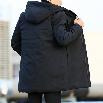 Steppfutterjacke | Wasserdicht | Mittellang | Winterparka | Wintermäntel und -jacken für Herren-Chaps Herrenmode