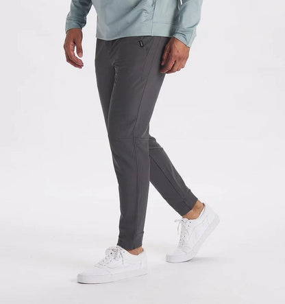 Stretch Broek - Heren Casual Elastische Taille Skinny Broek-Chaps Herrenmode