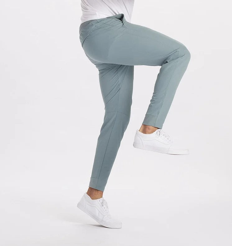 Stretch-Hose | Elastische Taille | Winddicht | Slim-Fit-Jogginghose | Herrenhose-Chaps Herrenmode