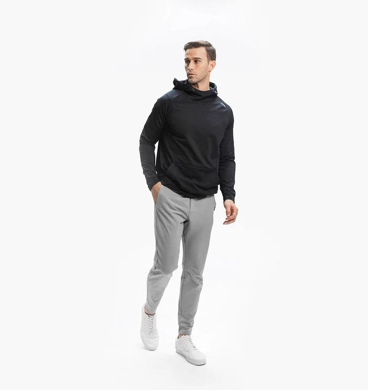 Stretch-Hose | Elastische Taille | Winddicht | Slim-Fit-Jogginghose | Herrenhose-Chaps Herrenmode