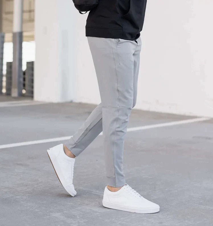 Stretch-Hose | Elastische Taille | Winddicht | Slim-Fit-Jogginghose | Herrenhose-Chaps Herrenmode
