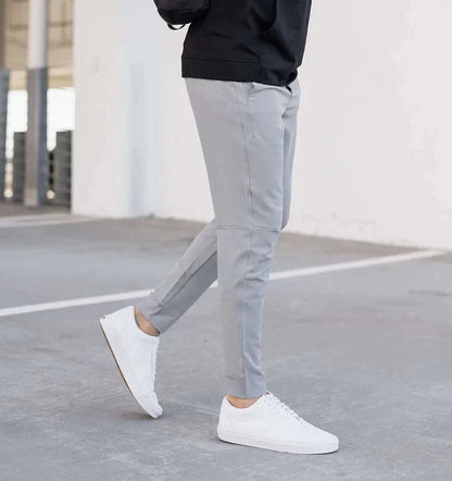 Stretch-Hose | Elastische Taille | Winddicht | Slim-Fit-Jogginghose | Herrenhose-Chaps Herrenmode
