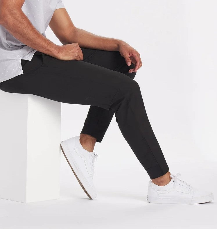 Stretch-Hose | Elastische Taille | Winddicht | Slim-Fit-Jogginghose | Herrenhose-Chaps Herrenmode