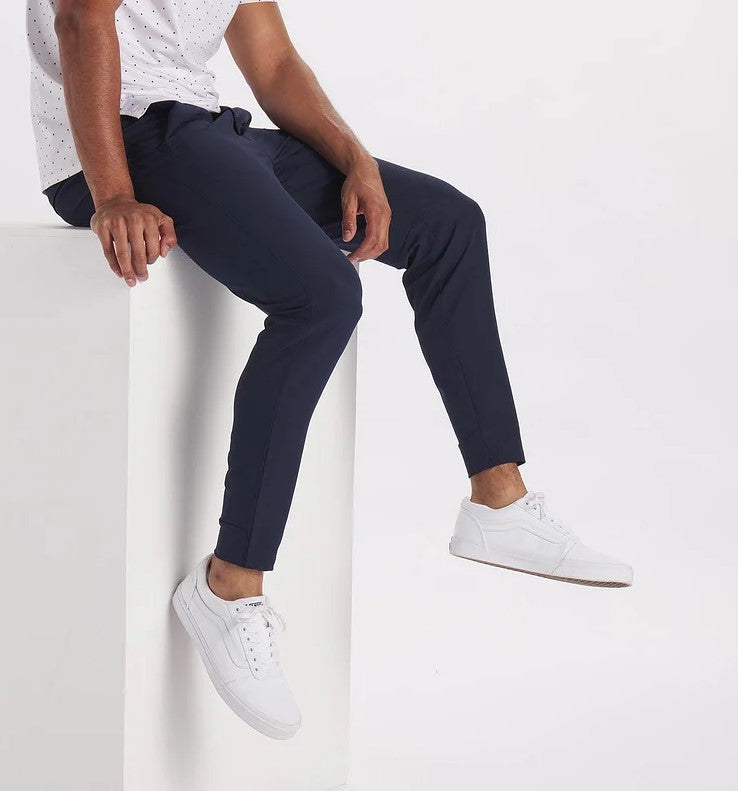 Stretch-Hose | Elastische Taille | Winddicht | Slim-Fit-Jogginghose | Herrenhose-Chaps Herrenmode