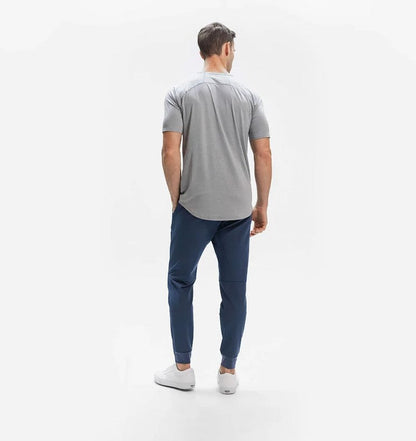 Stretch-Hose | Elastische Taille | Winddicht | Slim-Fit-Jogginghose | Herrenhose-Chaps Herrenmode