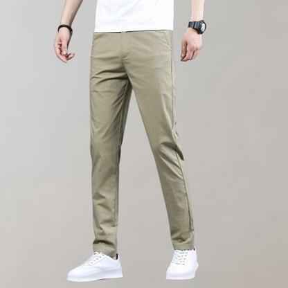 Stretch-Hosen | Skinny | Elastische Taille | Chino-Hosen | Herrenhosen-Chaps Herrenmode
