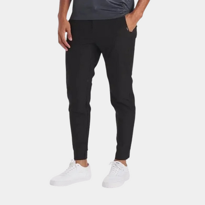 Stretchhosen | Slim Fit | Casual | Skinny Pants | Herrenhosen-Schwarz-S-Chaps Herrenmode
