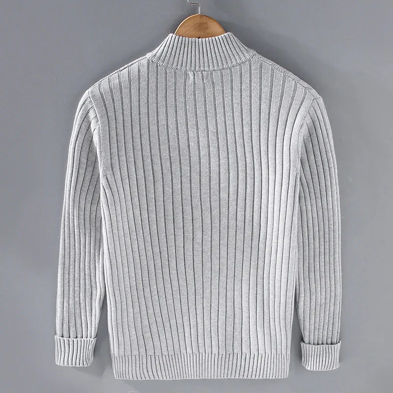 Strickjacke – Lässige Strickjacke mit Reißverschluss für Herren-Chaps Herrenmode