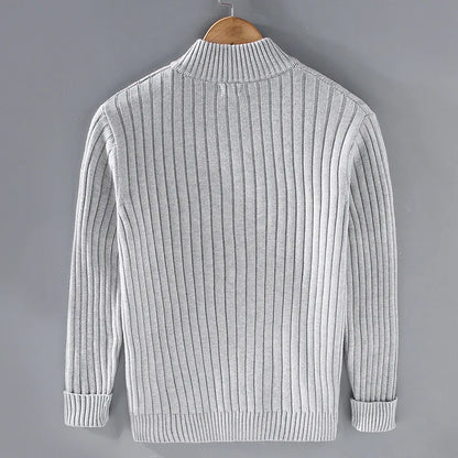 Strickjacke – Lässige Strickjacke mit Reißverschluss für Herren-Chaps Herrenmode