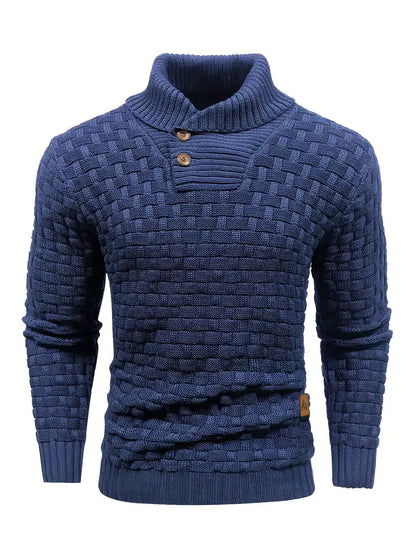 Strickpullover | Rollkragenpullover | Grobstrick | Strickpullover | Herrenbekleidung-Chaps Herrenmode