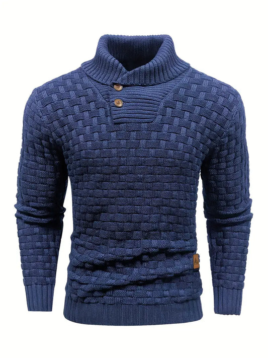 Strickpullover | Rollkragenpullover | Grobstrick | Strickpullover | Herrenbekleidung-Chaps Herrenmode