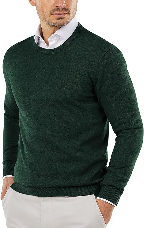 Strickpullover | Rundhalsausschnitt | Pullover | Baumwollpullover | Herrenpullover-Chaps Herrenmode