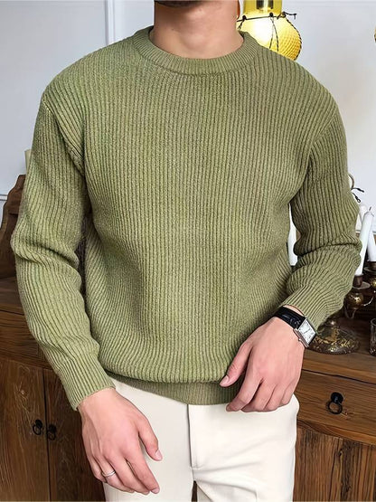 Strickpullover – warm – Rippstrick – Strickpullover – Herren-Strickwaren-Chaps Herrenmode