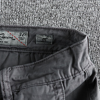 Summer Shorts - Men's Comfortable Stretch Denim Shorts-Chaps Herrenmode