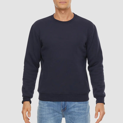 Sweatshirt – Warm – Rundhalsausschnitt – Winterpullover – Fleecegefütterte Sweatshirts für Männer-Chaps Herrenmode