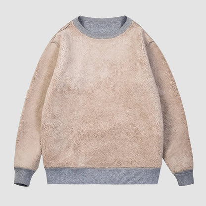 Sweatshirt – Warm – Rundhalsausschnitt – Winterpullover – Fleecegefütterte Sweatshirts für Männer-Chaps Herrenmode