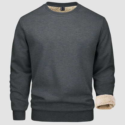 Sweatshirt – Warm – Rundhalsausschnitt – Winterpullover – Fleecegefütterte Sweatshirts für Männer-Chaps Herrenmode