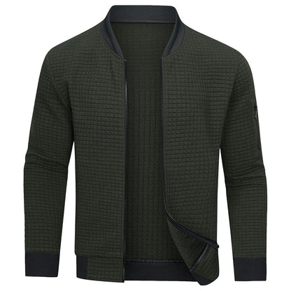 Sweatshirt mit Reißverschluss - Langarm - Warm - Strickjacke mit Reißverschluss - Herrenjacke-Chaps Herrenmode