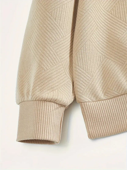 Sweatshirt mit Viertelreißverschluss | Mit Kragen | Normaler Reißverschluss | Herren-Pullover mit halbem Reißverschluss | Herrenbekleidung-Chaps Herrenmode