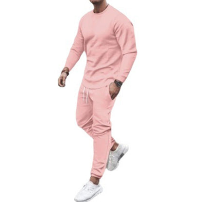 Sweatshirt und Jogger Set | Casual | Trainingsanzug | Zweiteiliges Set | Herrenbekleidung-Chaps Herrenmode