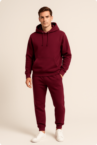 Sweatsuit – bequem – zweiteilig – Jogginganzug mit Kapuze – Jogginganzüge für Männer-Chaps Herrenmode
