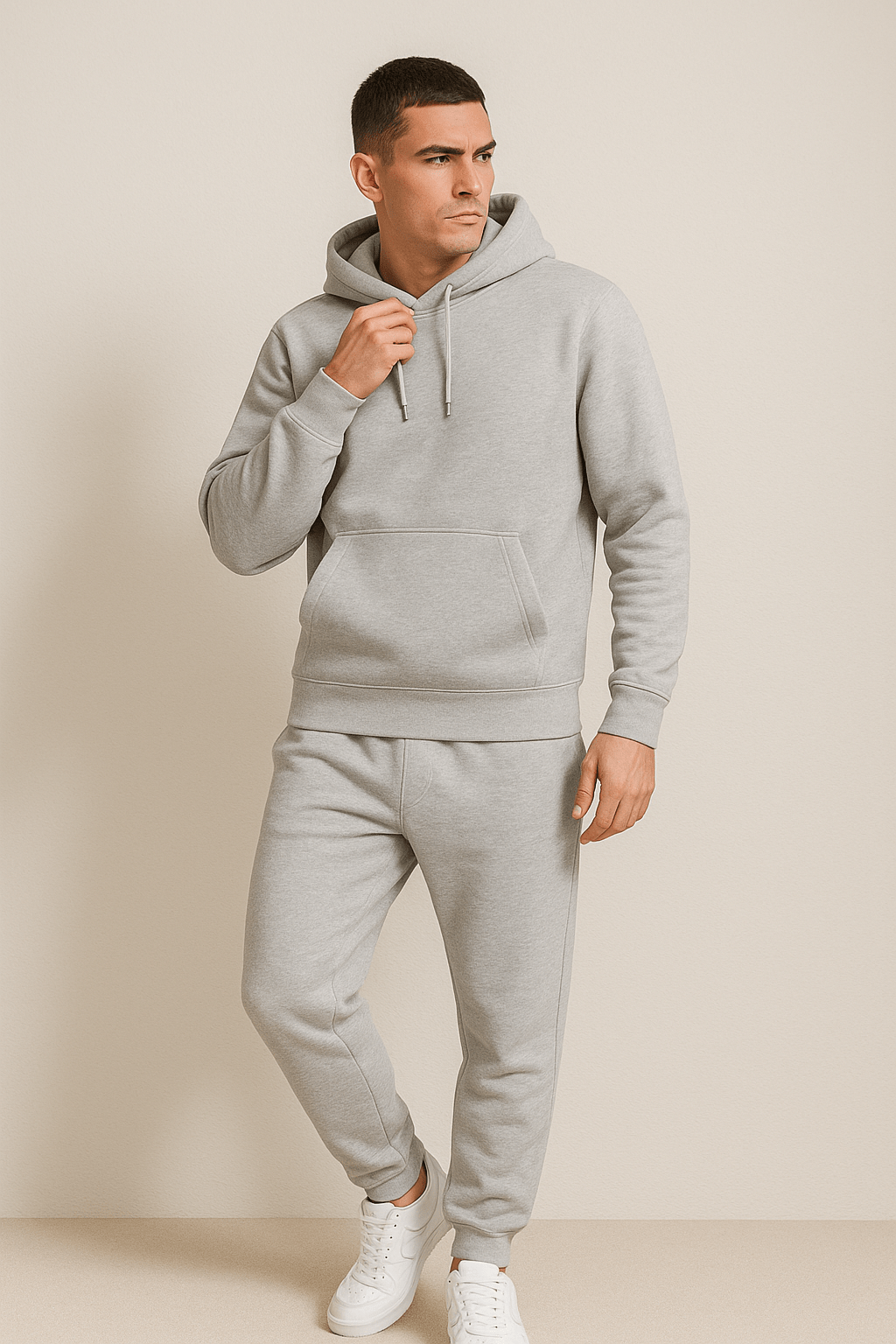 Sweatsuit – bequem – zweiteilig – Jogginganzug mit Kapuze – Jogginganzüge für Männer-Chaps Herrenmode