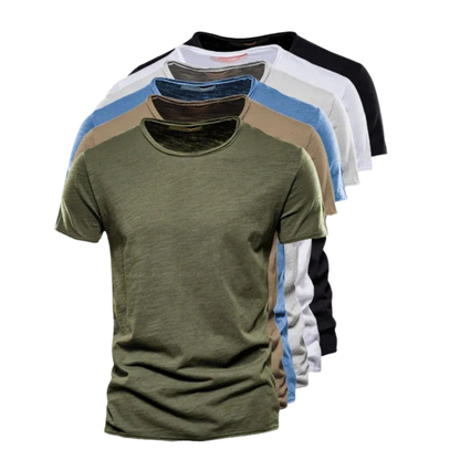 T-Shirt | Freizeit | Kurzarm | Rundhalsausschnitt | Herrenhemden-Chaps Herrenmode