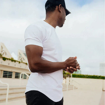 T-Shirt | Kurzarm | Rundhalsausschnitt | Slim-Fit-T-Shirts | Herren-T-Shirts-Chaps Herrenmode