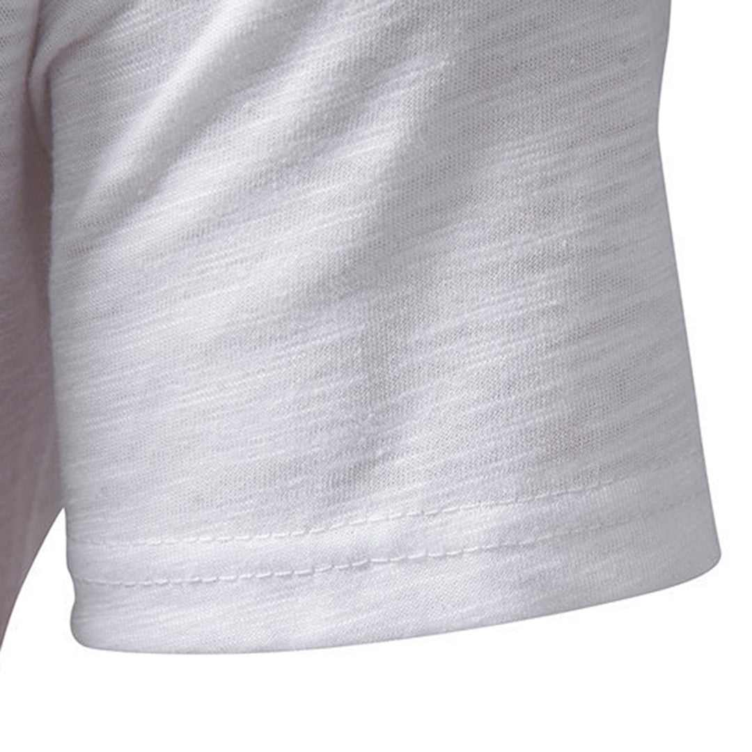 T-Shirt | Leicht | Knopfausschnitt | Sommershirt | Herrenbekleidung-Chaps Herrenmode