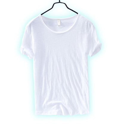 T-Shirt – leicht – mit kurzen Ärmeln – Rundhalsausschnitt – Herrenbekleidung-Chaps Herrenmode
