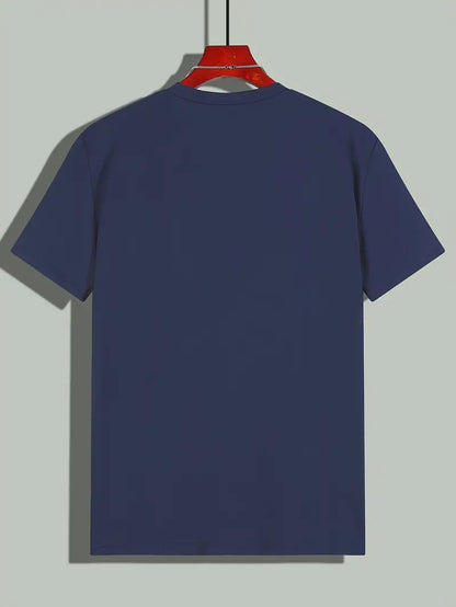 T-Shirt – schlicht – Rundhalsausschnitt – Basic-T-Shirt – Herrenbekleidung-Chaps Herrenmode
