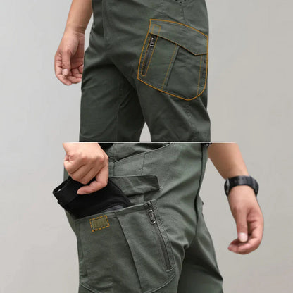 Taktische Hose | Elastisch | Gerade geschnittenes Bein | Cargohose | Herren-Chaps Herrenmode