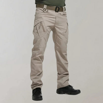 Taktische Hose | Elastisch | Gerade geschnittenes Bein | Cargohose | Herren-Khaki-M-Chaps Herrenmode