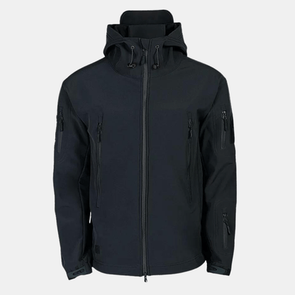 Taktische Jacke - Kapuze - Wasserdicht - Outdoorjacke - Windjacke für Männer-Marineblau-S-Chaps Herrenmode