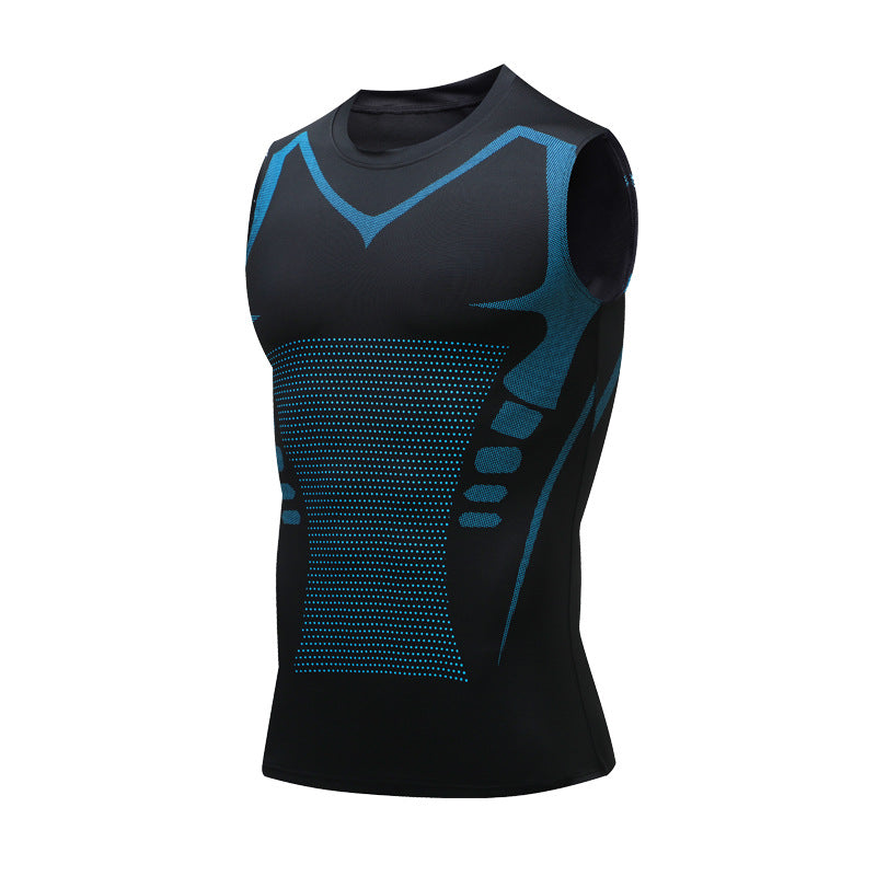 Trainings-Shirt | Ärmellos | Slim Fit | Tanktop | Herrenoberteil-Schwarz-XS-Chaps Herrenmode