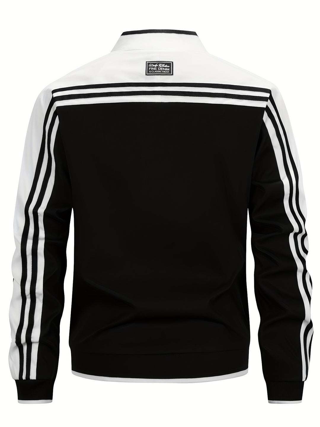 Trainingsjacke - Gestreifte Sportjacke mit Reißverschluss für Männer-Chaps Herrenmode