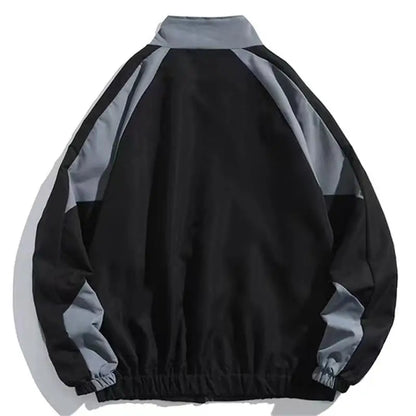 Trainingsjacke – mit Reißverschluss – Oversized – Windjacke – Herrenjacke-Chaps Herrenmode