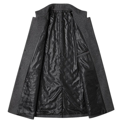 Trenchcoat aus Wolle - Einreihig - Mittellang - Trenchcoat - Herrenjacken-Chaps Herrenmode